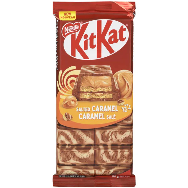 NESTLE - KIT KAT SALTED CARAMEL FAMILY SIZE 99GR