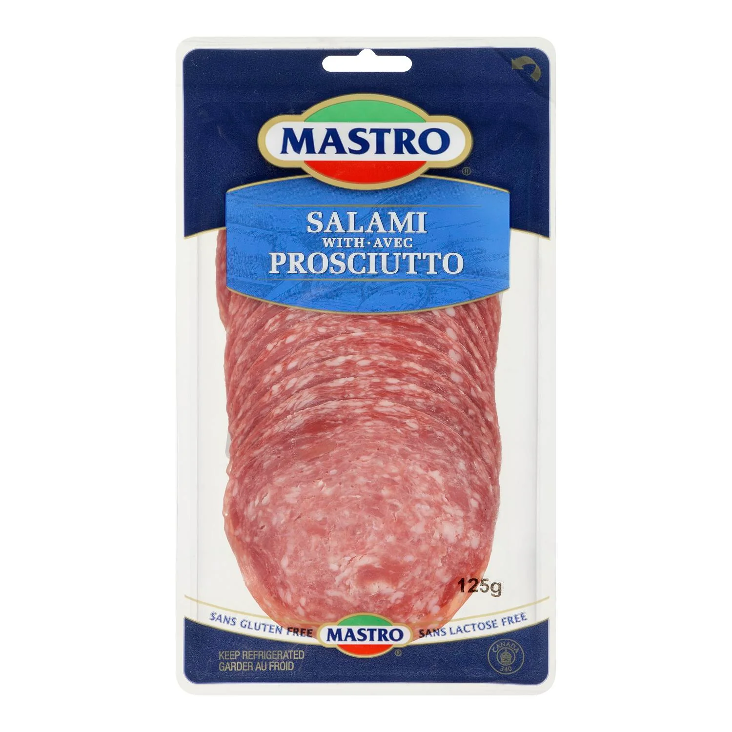 MASTRO - SALAMI WITH PROSCIUTTO 125GR