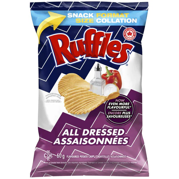 RUFFLES - ALL DRESSED 60GR