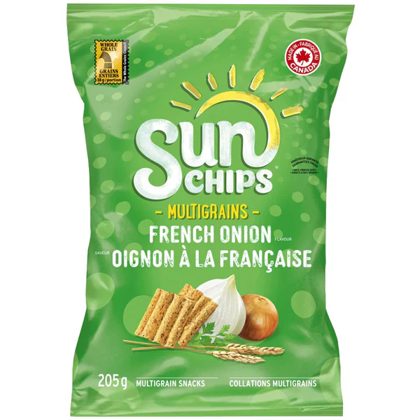SUN CHIPS - FRENCH ONION 205GR