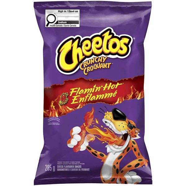 CHEETOS - CRUNCHY FLAMING HOT 285GR