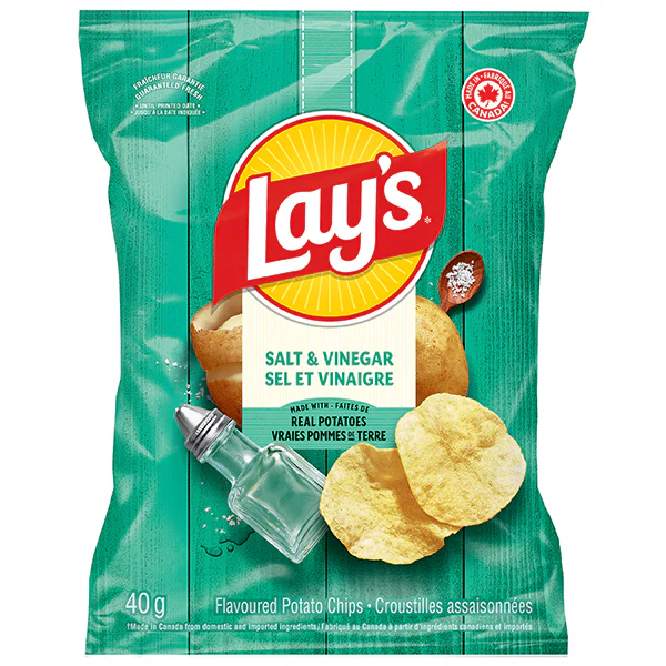 LAYS - SALT VINEGAR 40x40GR