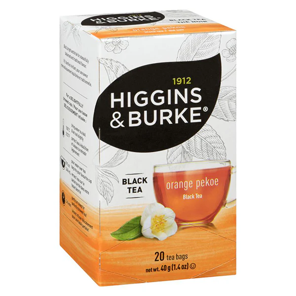HIGGINS & BURKE - ORANGE PEKOE TEA 20EA