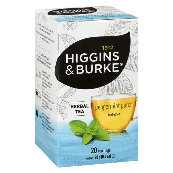 HIGGINS & BURKE - PEPPERMINT TEA 20EA