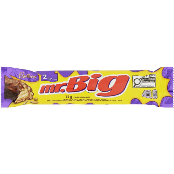 CADBURY - MR BIG ORIGINAL KING SIZE BARS 75GR