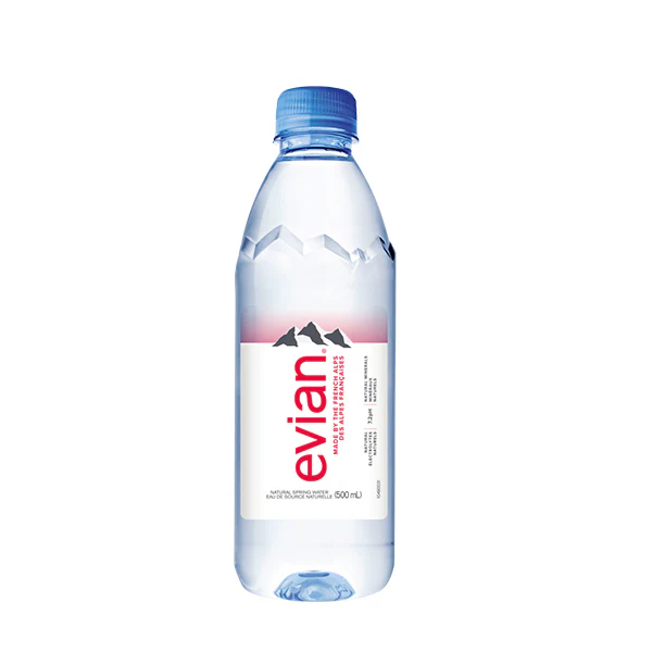 EVIAN - SPRING WATER PLASTIC 24x500 ML