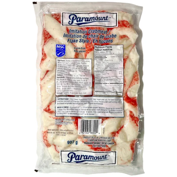 PARAMOUNT - CRAB MEAT IMITATION FLAKE 907GR