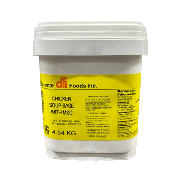 DONMAR - DF CHICKEN SOUP BASE-WITH MSG 4.54KG