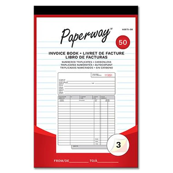 VLB - KAMSET RECEIPTS BOOK 3 COPY EA