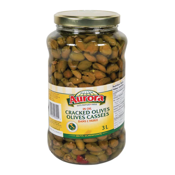 AURORA - CALABRESE OLIVES CRACKED 2.84L