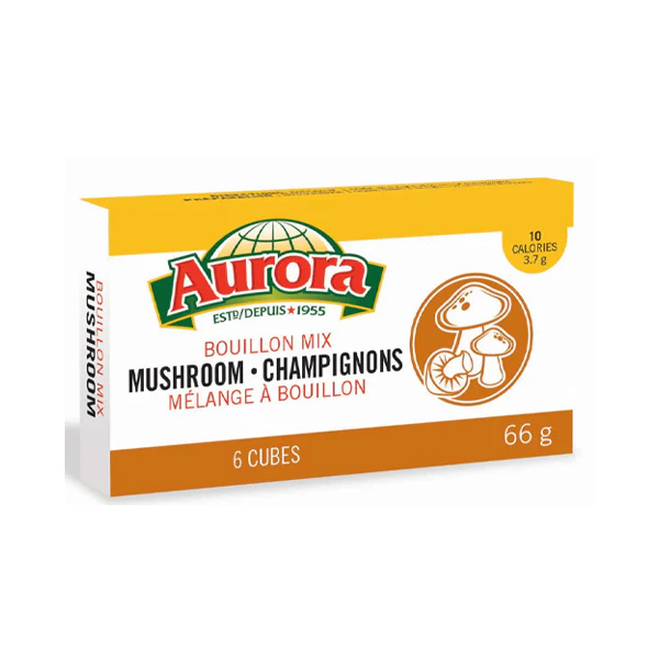 AURORA - BOUILLON CUBE MUSHROOM 66GR