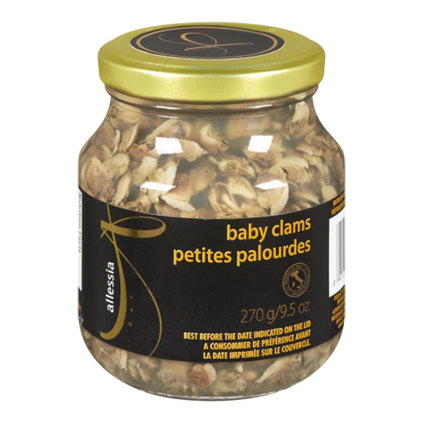 ALLESSIA - BABY CLAMS IN BRINE GB 270GR