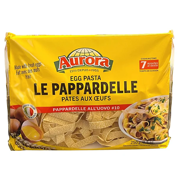 AURORA - LE PAPPARDELLE #4 EGG PASTA 250GR
