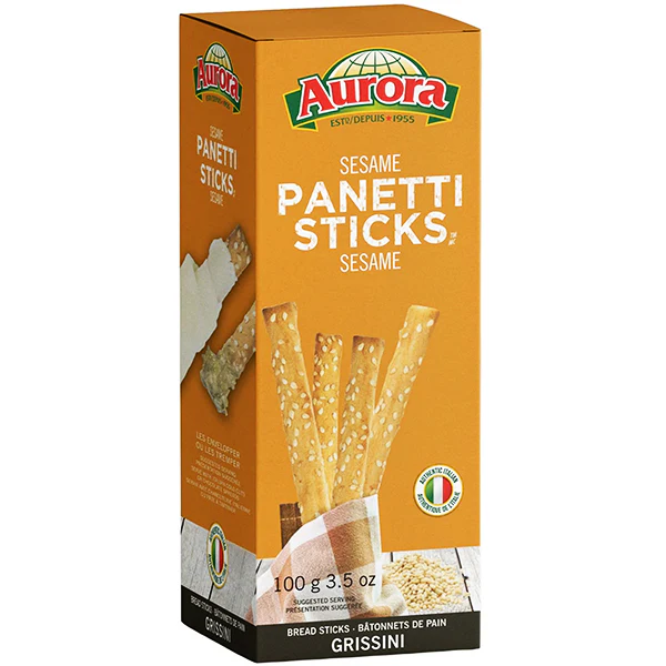 AURORA - PANETTI BREADSTICKS SESAME 100GR