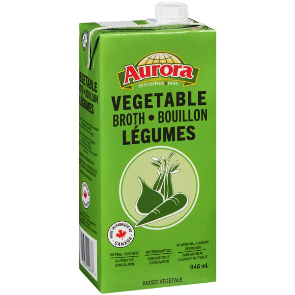 AURORA - BROTH VEGETABLE 946ML