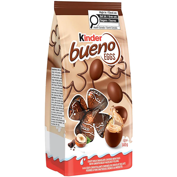FERRERO - KINDER BUENO EGGS EASTER 140GR