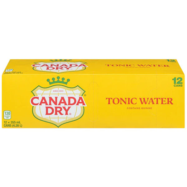 CANADA DRY - TONIC WATER CANS 12x355ML