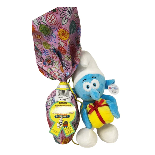 FESTA - CHOC EASTER EGG W/ SMURF PLUSH TOY 170GR
