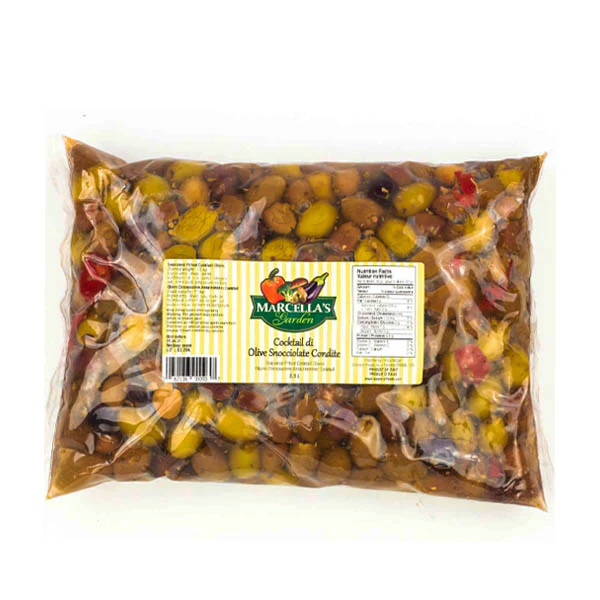 MARCELLA - COCKTAIL PITTED SPICED OLIVES 2.3LT