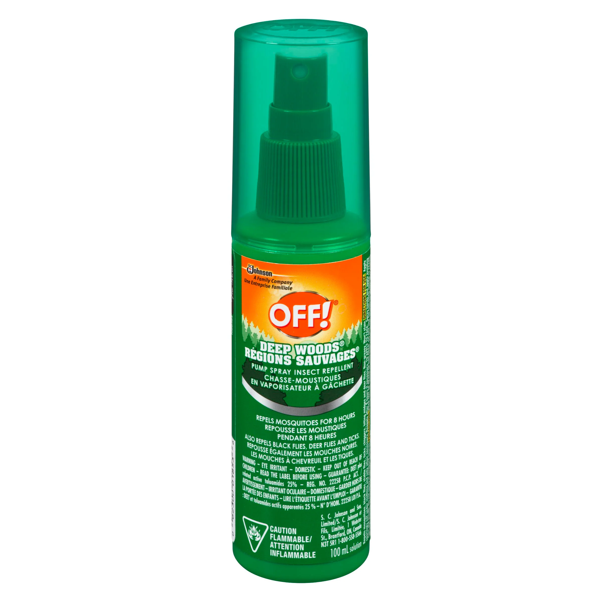 SC JOHNSON - DEEP WOOD PUMP SPRAY REPELLENT 100ML