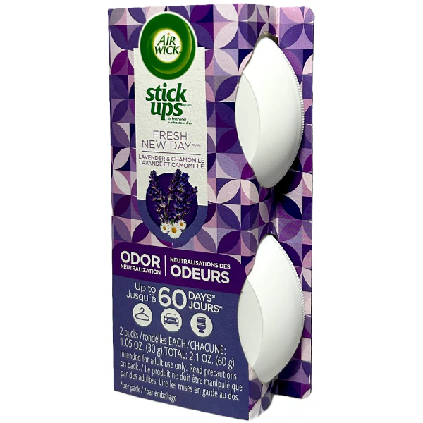 AIR WICK - STICK UPS FRESHENER LAVENDER & CHAMOMILE 2CT