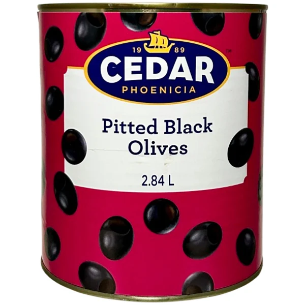 ESMA - PITTED BLACK OLIVES 100 OZ