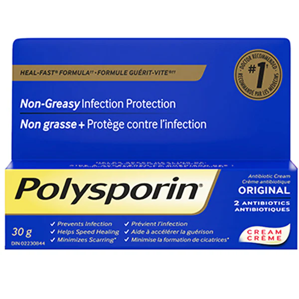 POLYSPORIN - ORIGINAL ANTIBIOTIC CREAM 30GR