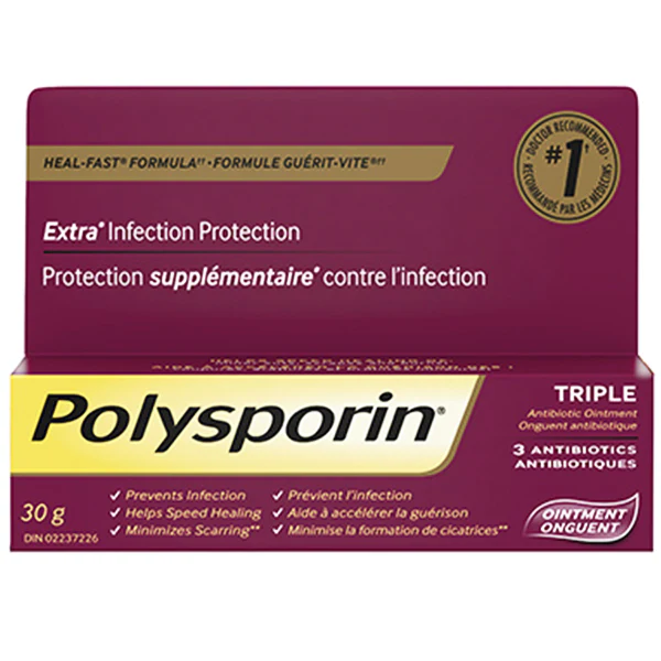 POLYSPORIN - TRIPLE ANTIBIOTIC OINTMENT 30GR