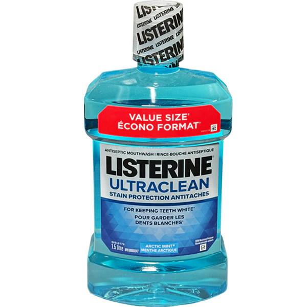 LISTERINE - ULTRACLEAN STAIN PROTECTION MOUTHWASH 1.5LT