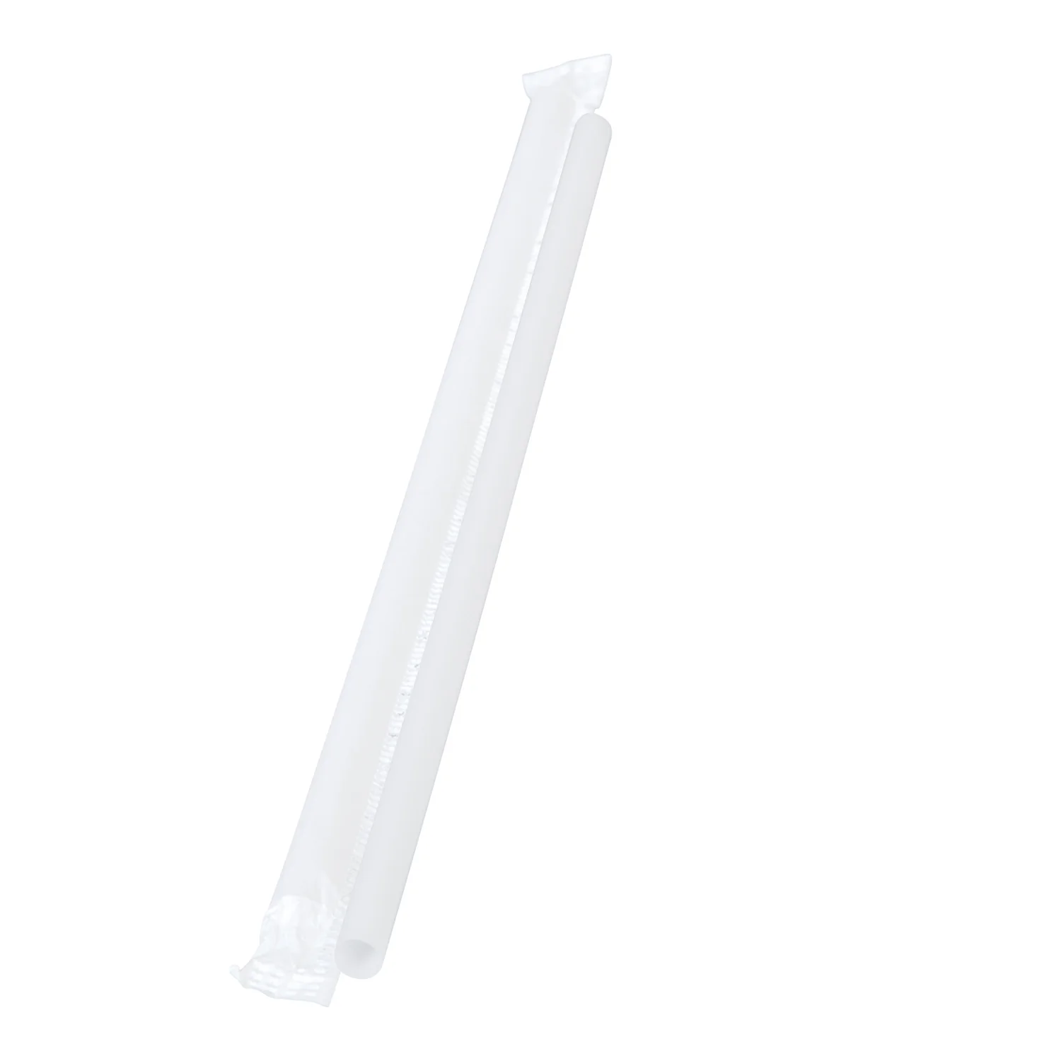 STONE - STRAW 8in MS BIO MILKSHAKE WRAPPED 400EA