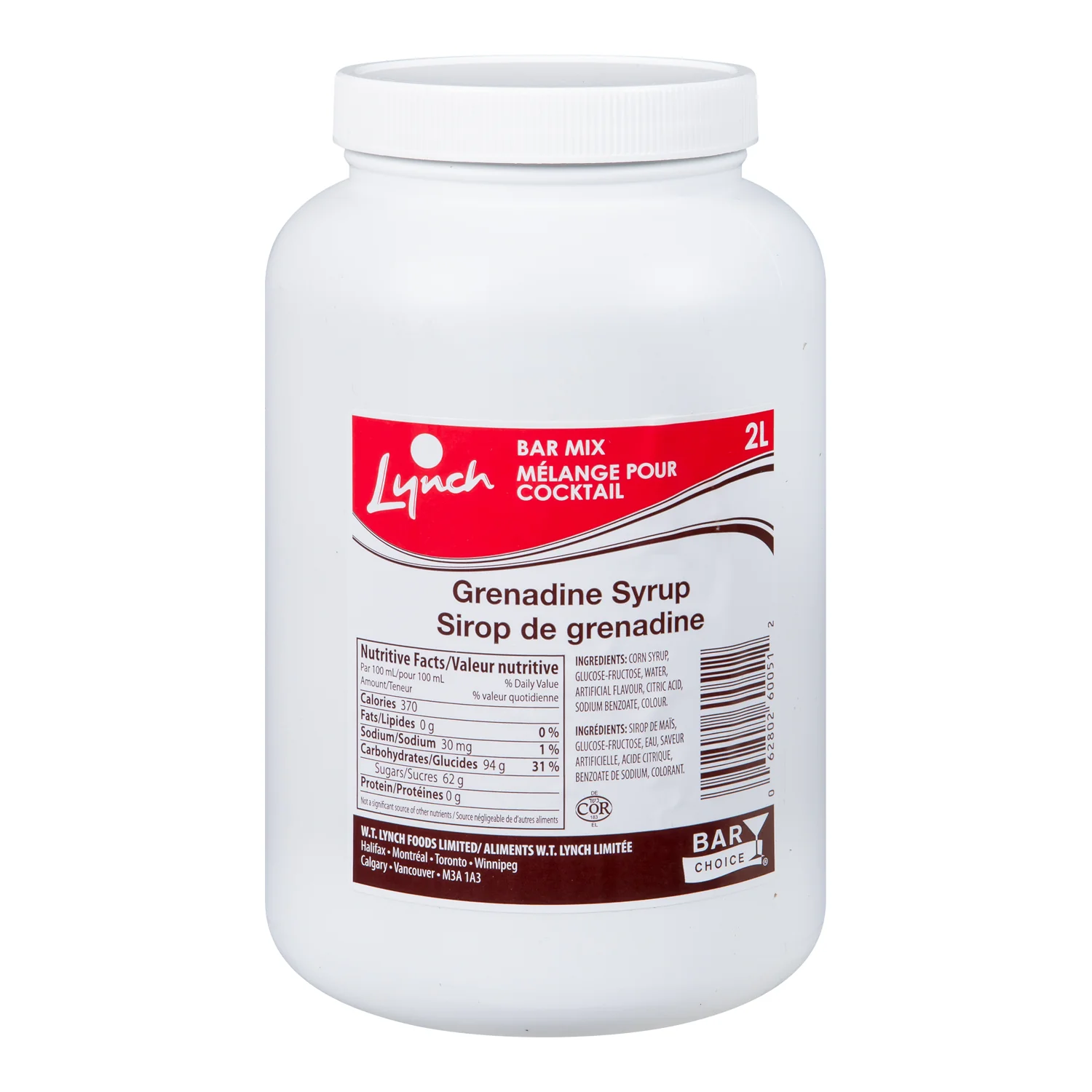 LYNCH - BC GRENADINE JUG 2LT