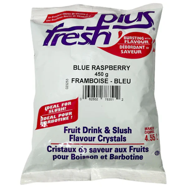 FRESH PLUS - BLUE RASPBERRY 450GR