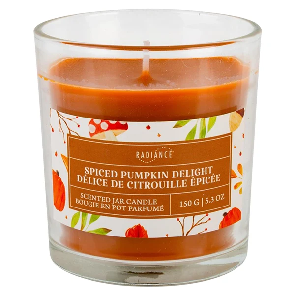 Radiance - Scented Jar Candle Spice Pumpkin Delight 150GR