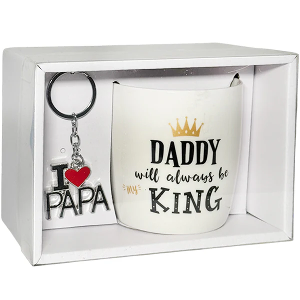 FATHER DAY - CERAMIC MUG W/ KEYCHAIN 13OZ