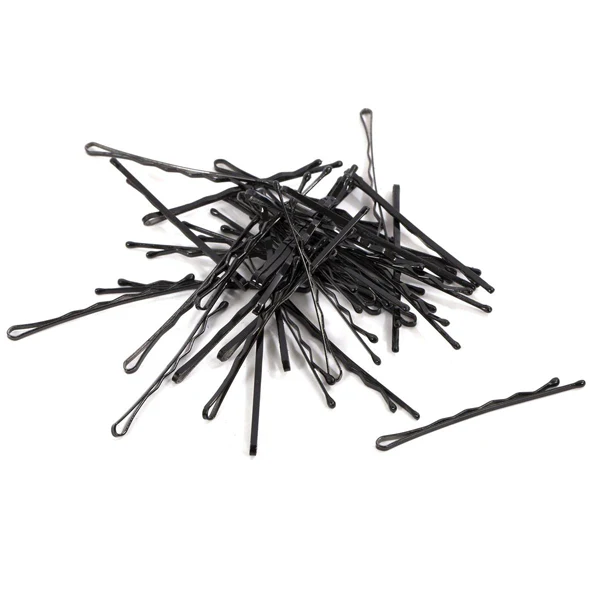 STYLIN - 60PC BLACK BOBBY PINS EA