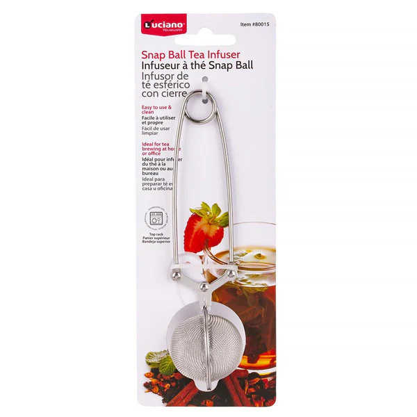 LUCIANO - SNAP BALL TEA INFUSER EA