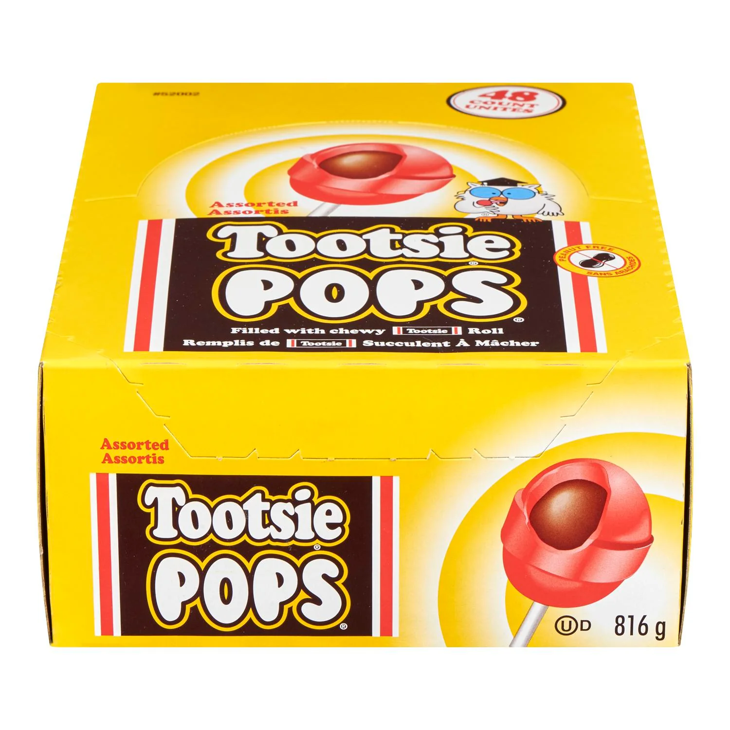 TOOTSIE ROLL - ASSORTED POPS 48EA