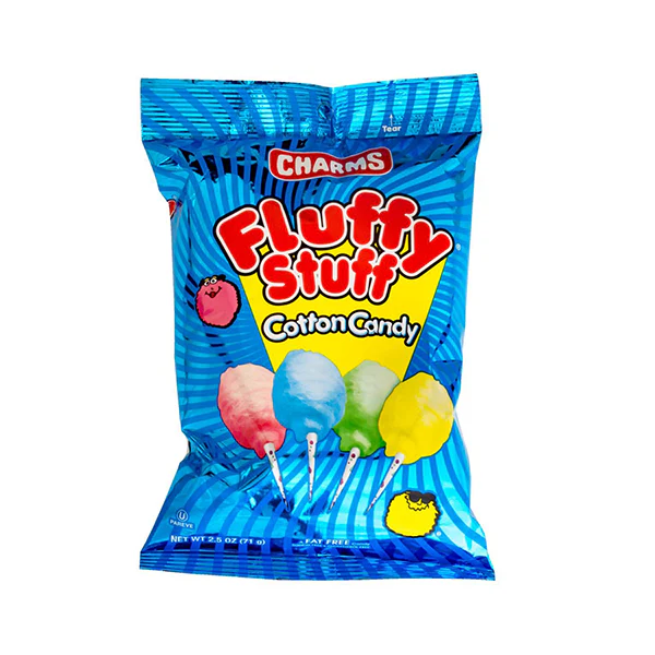 TOOTSIE - CHARMS FLUFFY STUFF COTTON CANDY 60G