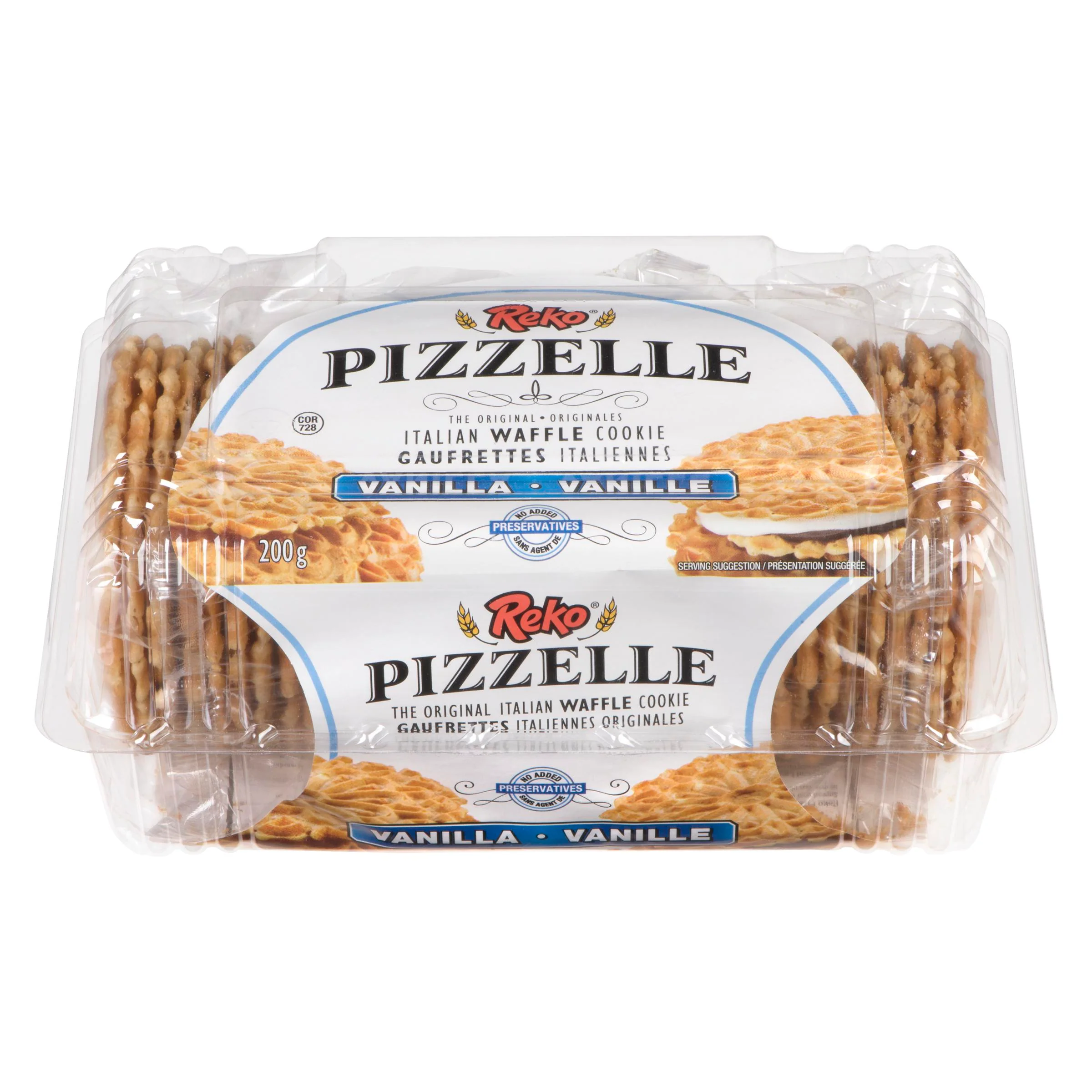 REKO - VANILLA PIZZELLE 200GR