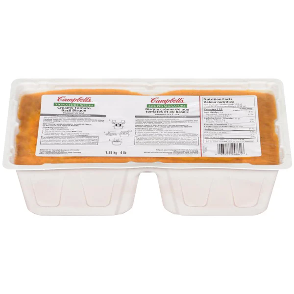 CAMPBELLS - CREAMY TOMATO BASIL BISQUE 4LB