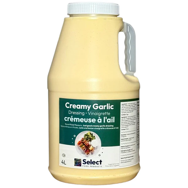 SELECT - CREAMY GARLIC DRESSING 4LT