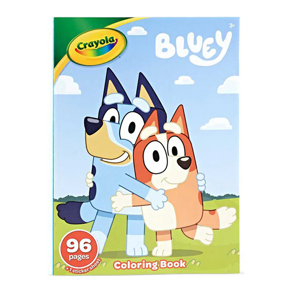 CRAYOLA - BLUEY COLOURING BOOK 96PG EA