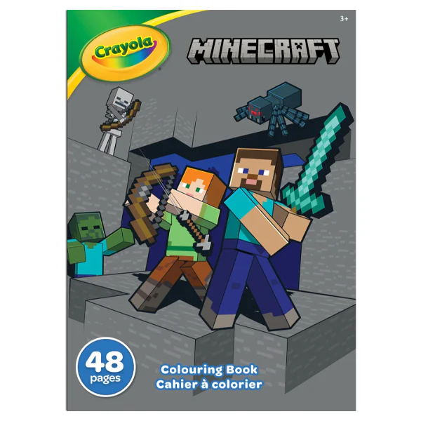 CRAYOLA - MINECRAFT COLOURING BOOK 48PG EA