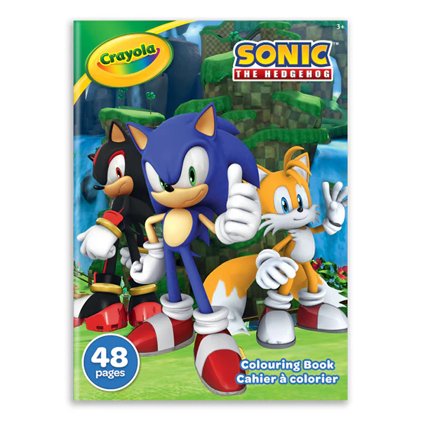 CRAYOLA - SONIC COLOURING BOOK 48PG 1CT