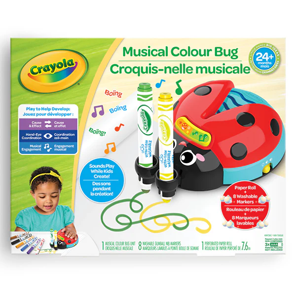 CRAYOLA - YOUNG KIDS MUSICAL DOODLE BUG 1 PK