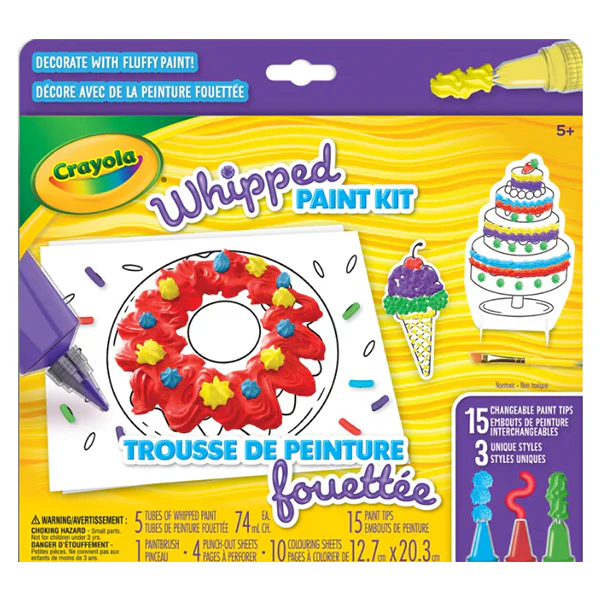 CRAYOLA - WHIPPED PAINT KIT 1PK
