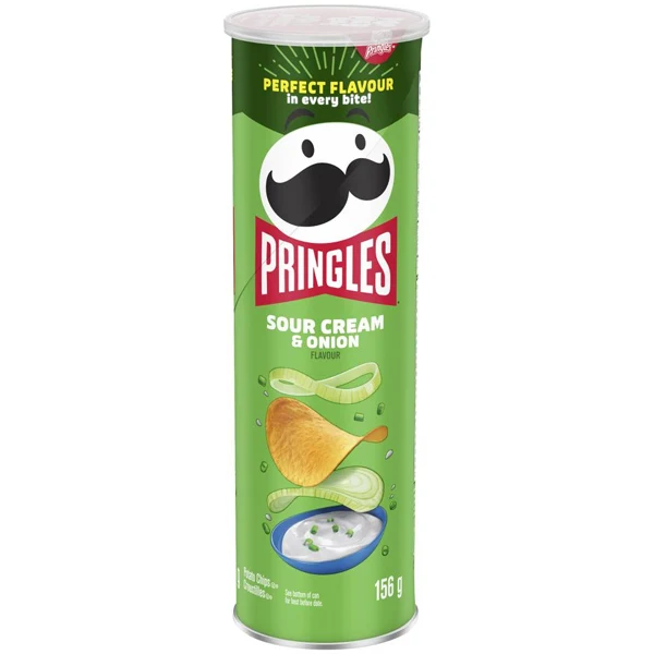 PRINGLES - SOUR CREAM 156GR