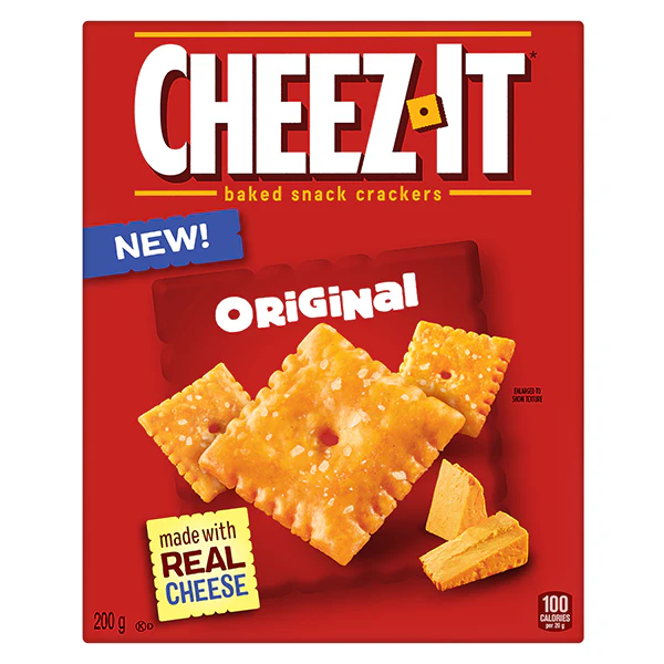 KELLOGGS - CHEEZ IT ORIGINAL CRACKER 200GR