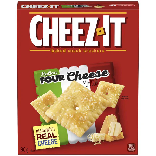 KELLOGGS - CHEEZ IT ITALIAN FOUR CHEESE 200GR