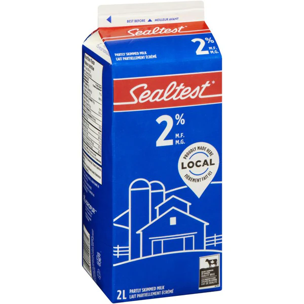 SEALTEST - 2% MILK 2LT